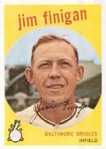 1959 Topps Baseball Cards      047      Jim Finigan